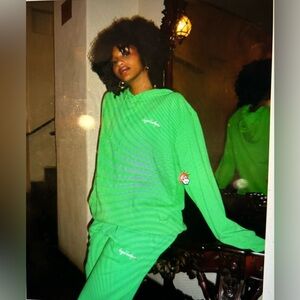 Hazel Green Hoodie Sweatshirt